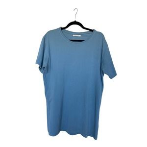 John Elliott Men’s Short Sleeve T-Shirt Blue Size 4